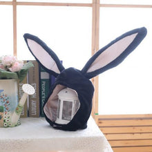 Cargar imagen en el visor de la galería, Cute Girls Hat Plush Rabbit Bunny Ears Hat Earflap Cap Head Warmer Photo Supplies