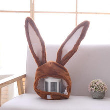 Cargar imagen en el visor de la galería, Cute Girls Hat Plush Rabbit Bunny Ears Hat Earflap Cap Head Warmer Photo Supplies