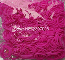 Cargar imagen en el visor de la galería, loom rubber bands bracelet for kids or hair rainbow rubber loom bands make woven bracelet DIY toys Christmas 2019 Gift