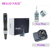 Cargar imagen en el visor de la galería, Dr pen Ultima M8 With 7 pcs Cartridges Wireless Derma Pen Skin Care Kit Microneedle Home Use Beauty Machine