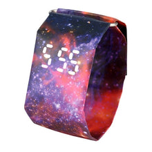 Cargar imagen en el visor de la galería, Colored Squares Pattern Paper Watch Durable DuPont Paper Strap Watches Women Gift Digital Time Display Wristwatch Girlfriend