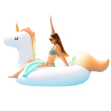 Cargar imagen en el visor de la galería, Flamingueo Mat pool Flamingo Float giant flamingo inflatable Float is for pool adult Mat pool