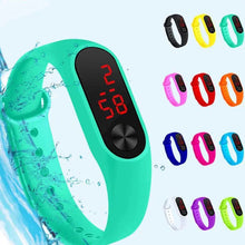 Cargar imagen en el visor de la galería, Montre relogio relojes LED electronic sport watch reloj deportivo girls boys minions kids watches children zegarek wristwatch