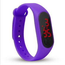 Cargar imagen en el visor de la galería, Montre relogio relojes LED electronic sport watch reloj deportivo girls boys minions kids watches children zegarek wristwatch