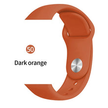 Cargar imagen en el visor de la galería, Soft Sports Watch Silicone band Watch for Apple 4 3 2 1 38 MM 42 MM Breathable Bracelet for Iwatch Series 5 40mm 44mm strap