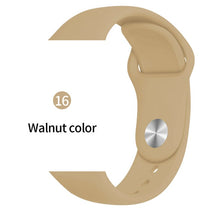Cargar imagen en el visor de la galería, Soft Sports Watch Silicone band Watch for Apple 4 3 2 1 38 MM 42 MM Breathable Bracelet for Iwatch Series 5 40mm 44mm strap