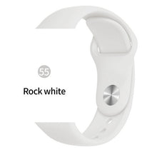 Cargar imagen en el visor de la galería, Soft Sports Watch Silicone band Watch for Apple 4 3 2 1 38 MM 42 MM Breathable Bracelet for Iwatch Series 5 40mm 44mm strap