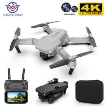 Cargar imagen en el visor de la galería, SHAREFUNBAY E88 pro drone 4k HD dual camera visual positioning 1080P WiFi fpv drone height preservation rc quadcopter