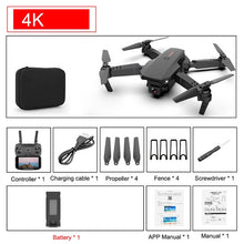 Cargar imagen en el visor de la galería, SHAREFUNBAY E88 pro drone 4k HD dual camera visual positioning 1080P WiFi fpv drone height preservation rc quadcopter