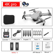Cargar imagen en el visor de la galería, SHAREFUNBAY E88 pro drone 4k HD dual camera visual positioning 1080P WiFi fpv drone height preservation rc quadcopter