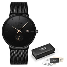 Cargar imagen en el visor de la galería, LIGE Quartz Clock Sports Men Watch Top Brand Luxury Famous Dress Fashion Watches Male Unisex Ultra Thin Wrist watch Para Hombre