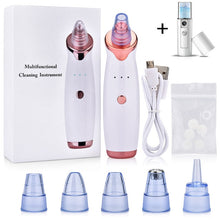 Cargar imagen en el visor de la galería, Vacuum Cleaner Black Dot Machine Skin Pore Suction Blackhead Remover Extractor Nose Cleansing Face Acne Black Head Clean Point