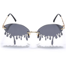 Cargar imagen en el visor de la galería, Fashion Rimless Sunglasses Women New Vintage Unique Tears Shape Steampunk Sunglasses Female Gafas Shades UV400 Oculos Feminino