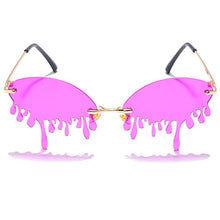Cargar imagen en el visor de la galería, Fashion Rimless Sunglasses Women New Vintage Unique Tears Shape Steampunk Sunglasses Female Gafas Shades UV400 Oculos Feminino
