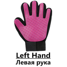 Cargar imagen en el visor de la galería, Pet Dog Cat Grooming Cleaning Brush Gloves Effective Deshedding Back Massage Rabbit Animal Bathing Hair Removal Gloves Dog Comb