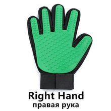 Cargar imagen en el visor de la galería, Pet Dog Cat Grooming Cleaning Brush Gloves Effective Deshedding Back Massage Rabbit Animal Bathing Hair Removal Gloves Dog Comb