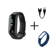 Cargar imagen en el visor de la galería, Men Smart Sports watch blood pressure heart rate monitor message reminder bluetooth waterproof men and women bracelet kids wrist