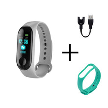 Cargar imagen en el visor de la galería, Men Smart Sports watch blood pressure heart rate monitor message reminder bluetooth waterproof men and women bracelet kids wrist