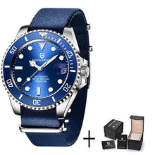Cargar imagen en el visor de la galería, PAGANI Design Brand Luxury Men Watches Automatic Black Watch Men Stainless Steel Waterproof Business Sport Mechanical Wristwatch