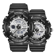 Cargar imagen en el visor de la galería, Couple Watches Sports Watch Waterproof 50M Clock Luminous reloj Auto Date Wristwatches Black Gold Watch Women And Men Watches