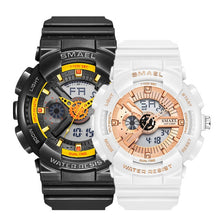Cargar imagen en el visor de la galería, Couple Watches Sports Watch Waterproof 50M Clock Luminous reloj Auto Date Wristwatches Black Gold Watch Women And Men Watches