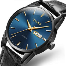Cargar imagen en el visor de la galería, OLEVS Men Women Fashion Round Dial Waterproof Analog Display Quartz Watch Gift