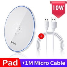 Cargar imagen en el visor de la galería, Essager 15W Qi Wireless Charger For iPhone 11 Pro Xs Max X Xr 8 Induction Fast Wireless Charging Pad For Samsung S20 Xiaomi mi 9