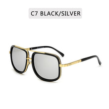 Cargar imagen en el visor de la galería, New Fashion Big Frame Sunglasses Men Square Metal Sun Glasses Women Retro Sun Glasses Vintage High Quality Gafas Oculos De Sol
