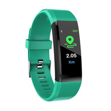 Cargar imagen en el visor de la galería, Smart Watch Bluetooth Heart Rate Blood Pressure Fitness Tracker Smart Bracelet ID115Plus Men Women Relogio For Ios Android