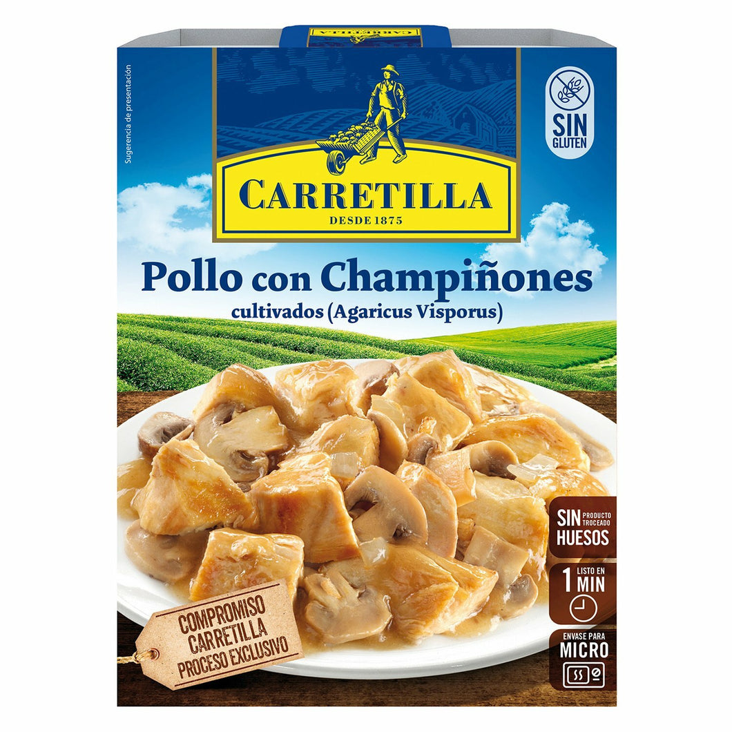 CARRETILLA POLLO CON CHAMPIÑONES 250GR 5 UNIDADES