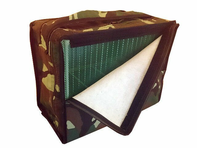 FUNDA MILITAR TAPA Y REJILLA BORDADA SILVESTRISMO