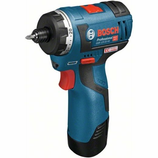 BOSCH - Atornillador a batería GSR 12V-20 HX