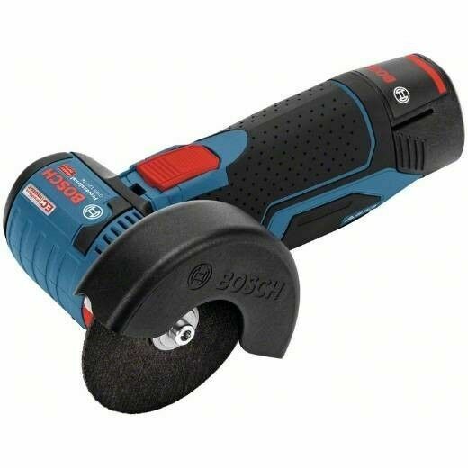 BOSCH - AMOLADORA ANGULAR A BATERÍA GWS 12V-76 + L-BOXX