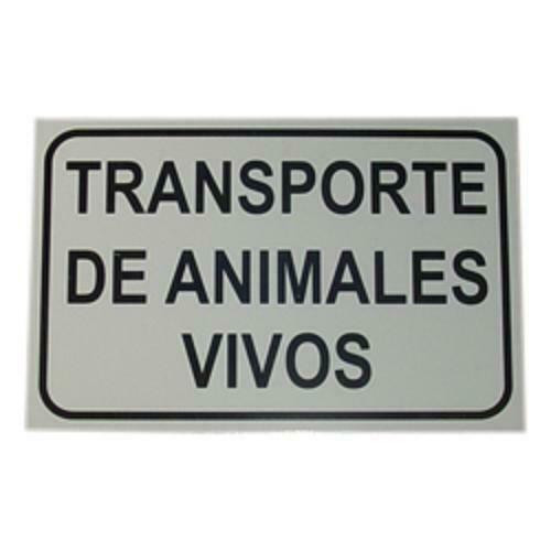 CARTEL TRANSPORTE ANIMALES