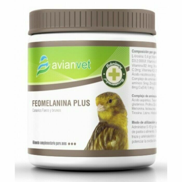 Feomelanina Plus es un suplemento alimenticio para canarios brunos y faeos