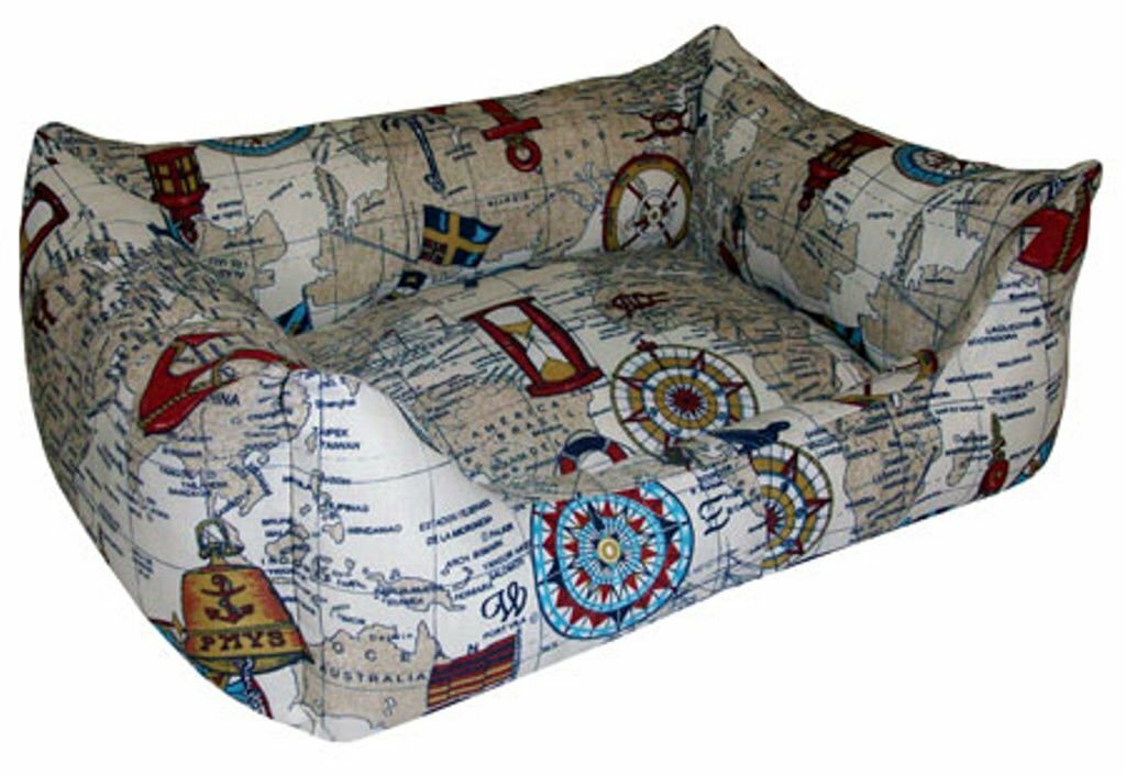 CAMA CUNA DE PERRO Y GATO 60X50CM ACOLCHADA