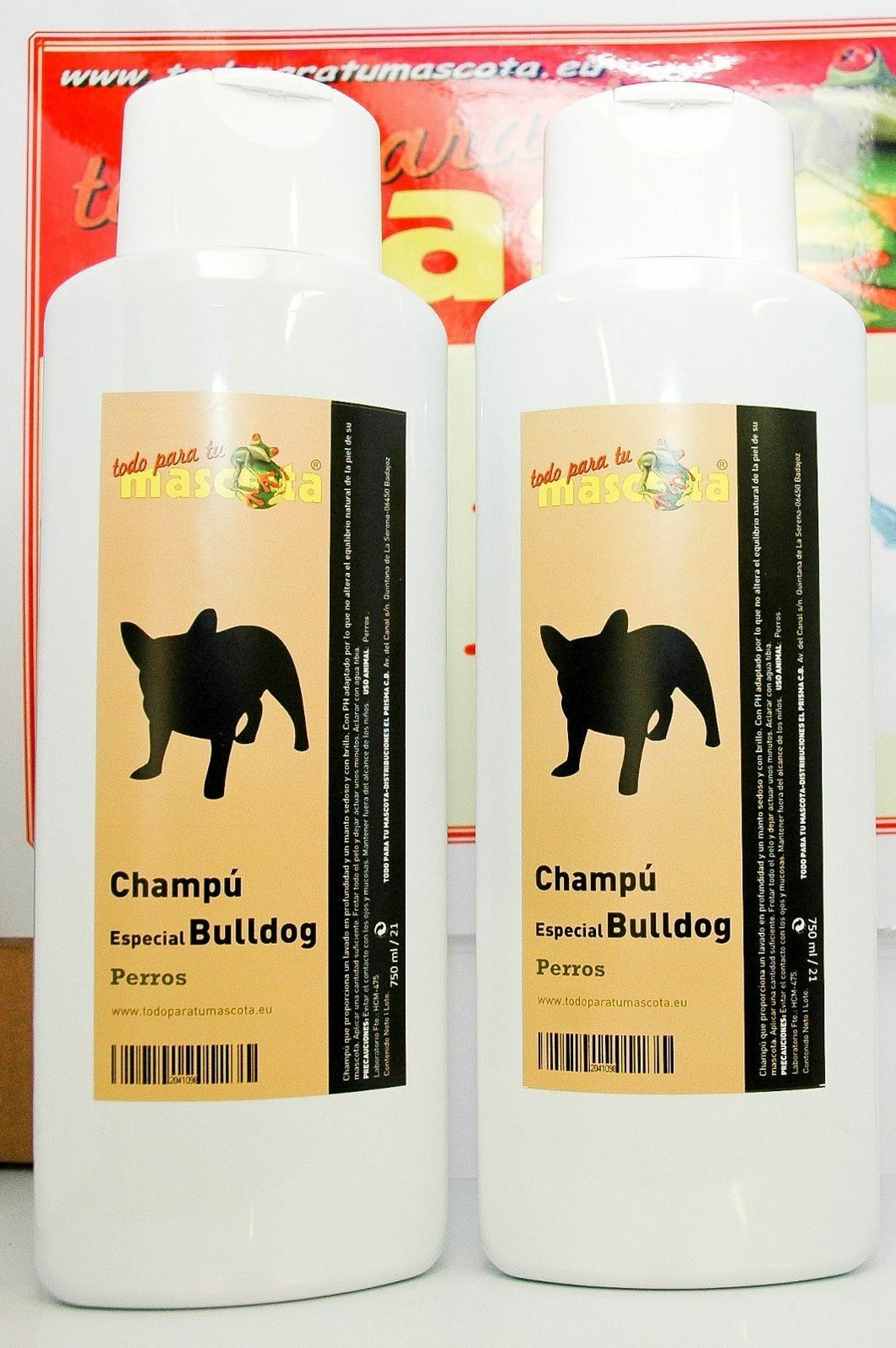 Champu de perro bulldog frances 750 ml