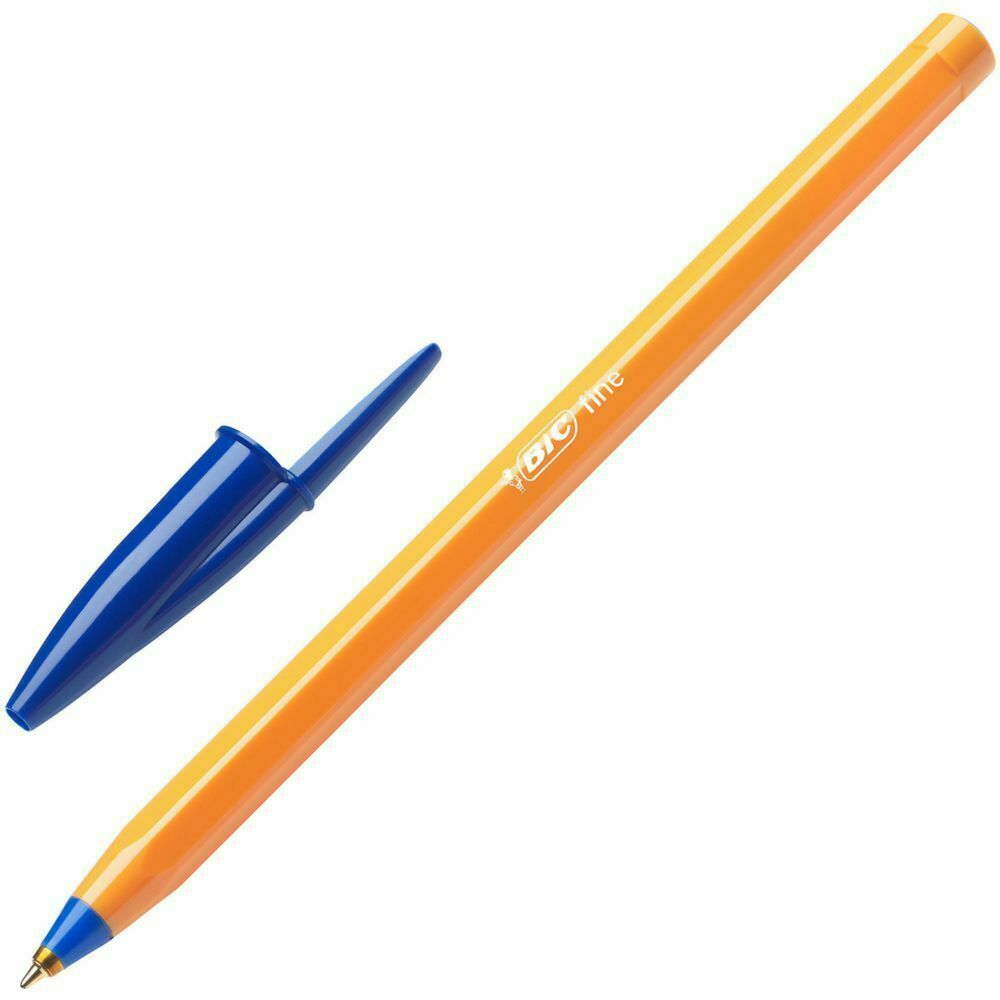 BiC Orange Bolígrafo de punta de bola tinta azul 3 UNIDADES