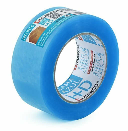 CINTA TRANSPARENTE 132 M X50 MM GAMA AZUL MIARCO