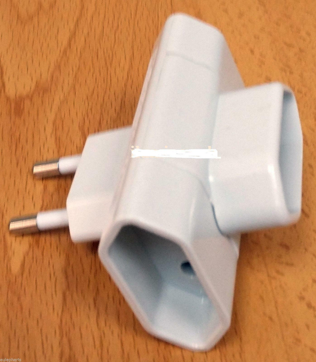 Adaptador Triple Horizontal 10A, Base Multiple Ladron 3 toma fina de enchufe
