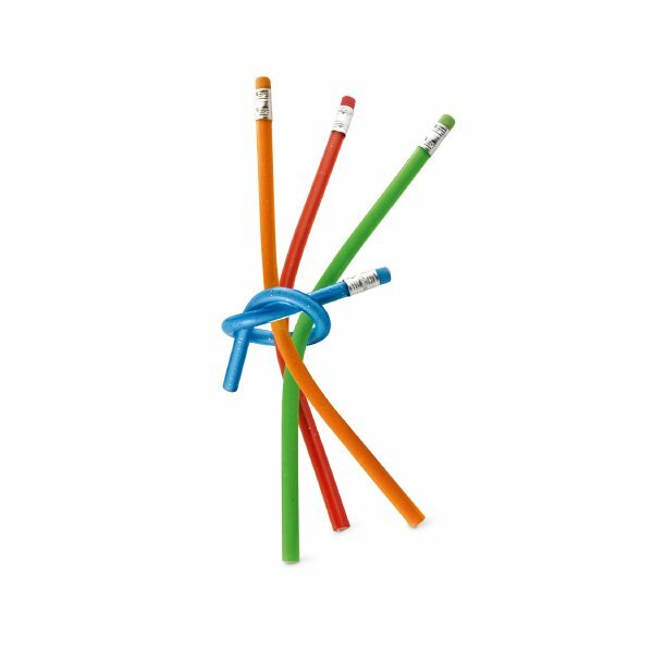 LAPICEROS DE COLORES FLEXIBLE 4 UNIDADES