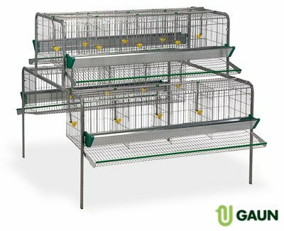 Batería para gallinas 16 departamentos. AMPLIACION