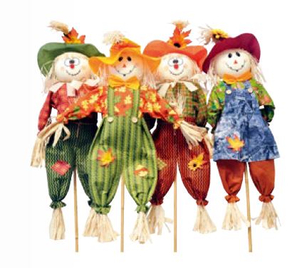 Muñeco Espantapájaros Tradicional 120 cm