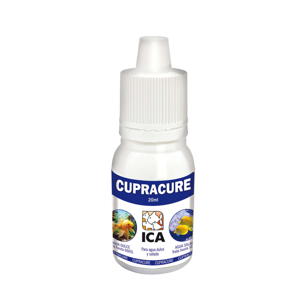 Tratamiento contra Oodinium, cryptobia, brooklynella, etc: CUPRACURE de ICA