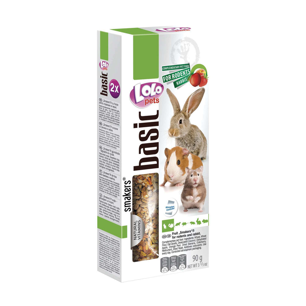 Barritas de fruta para roedores y conejos 