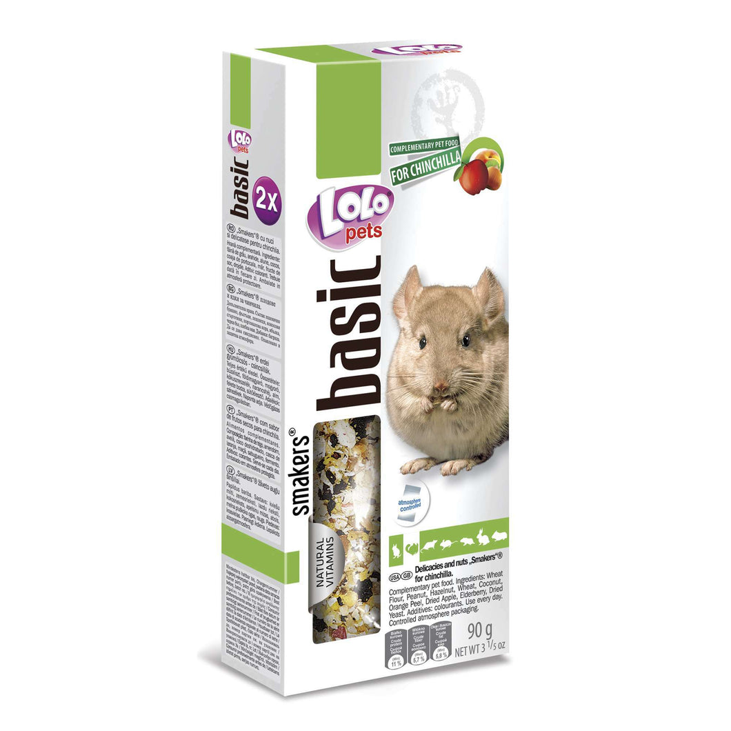 Barritas de frutas y nueces para chinchillas 