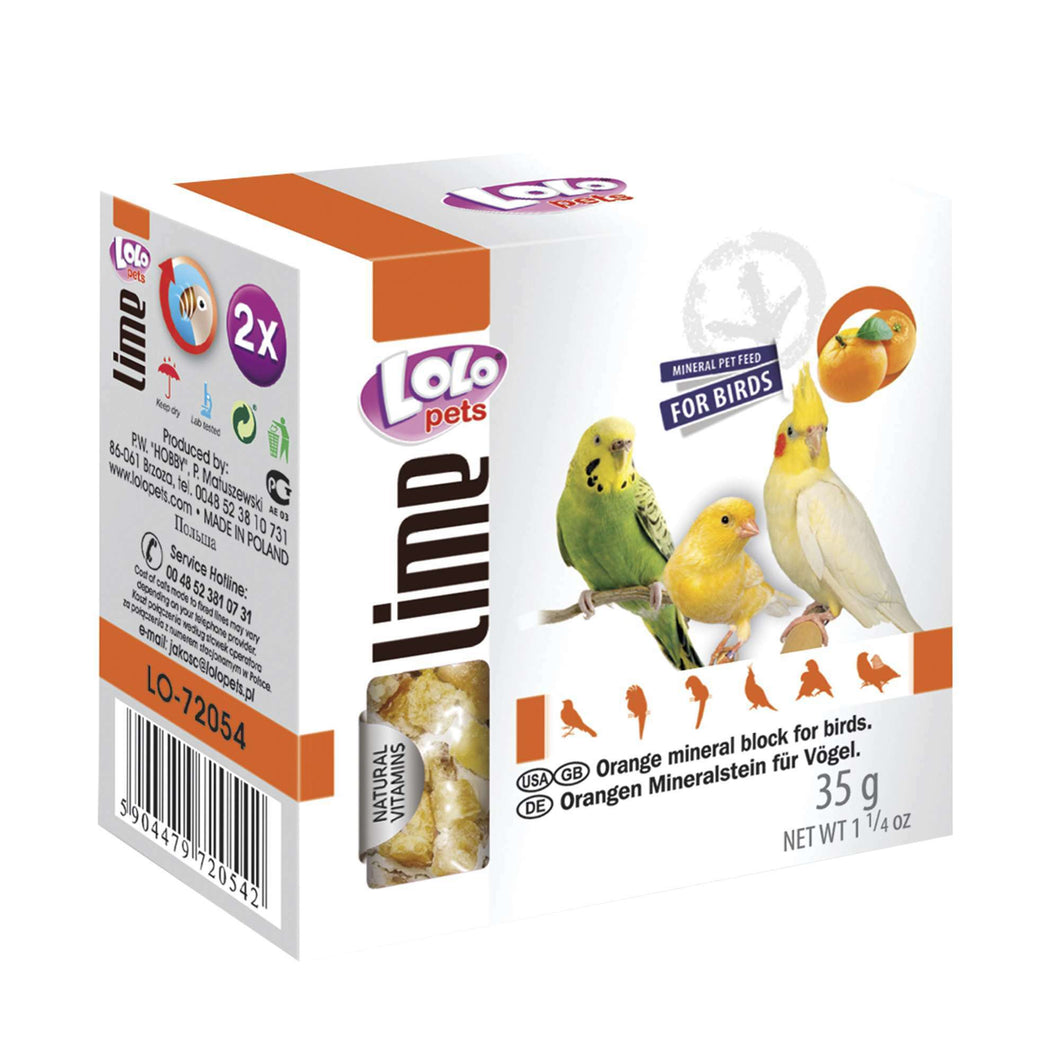Bloque mineral de naranja 