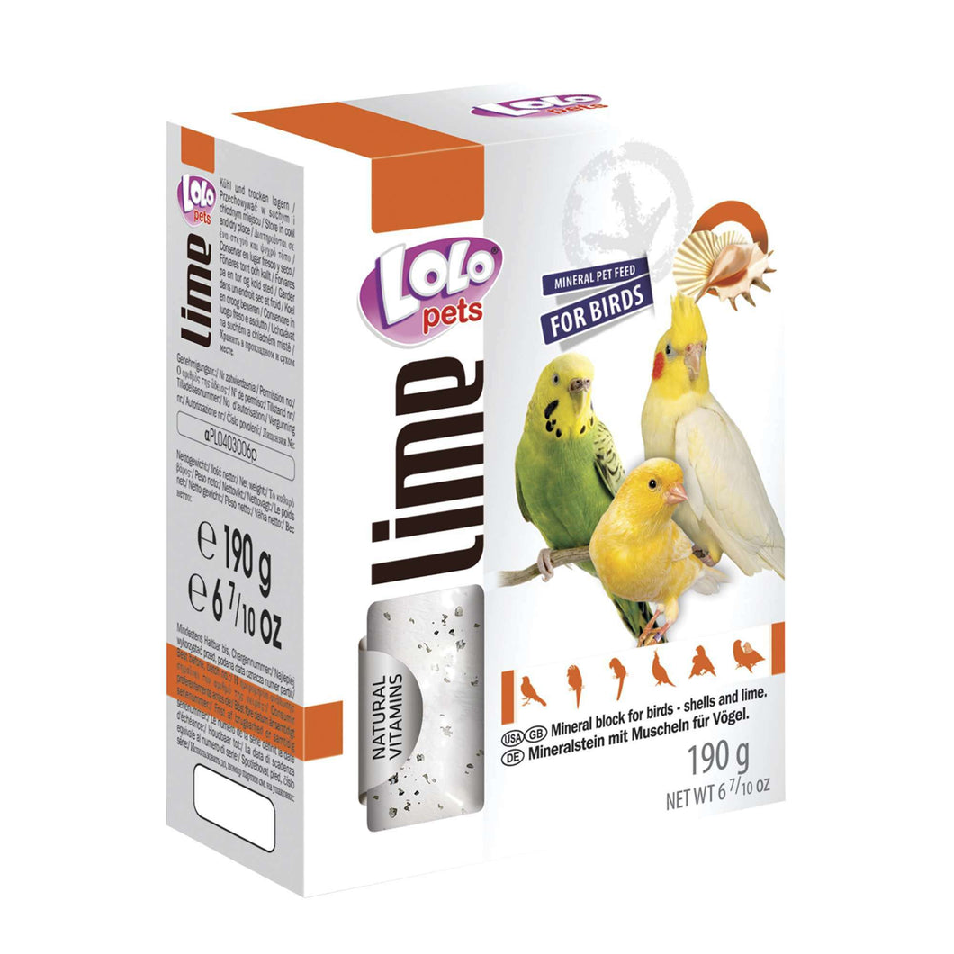 Bloque mineral de ostras para loros 