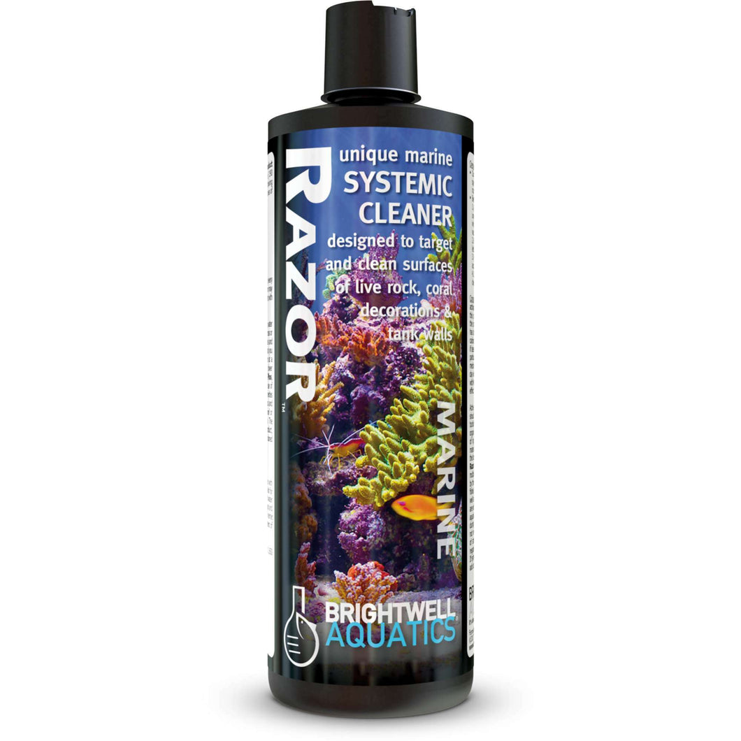 Limpiador sistémico de superficies: Razor Marine de BRIGHTWELL AQUATICS