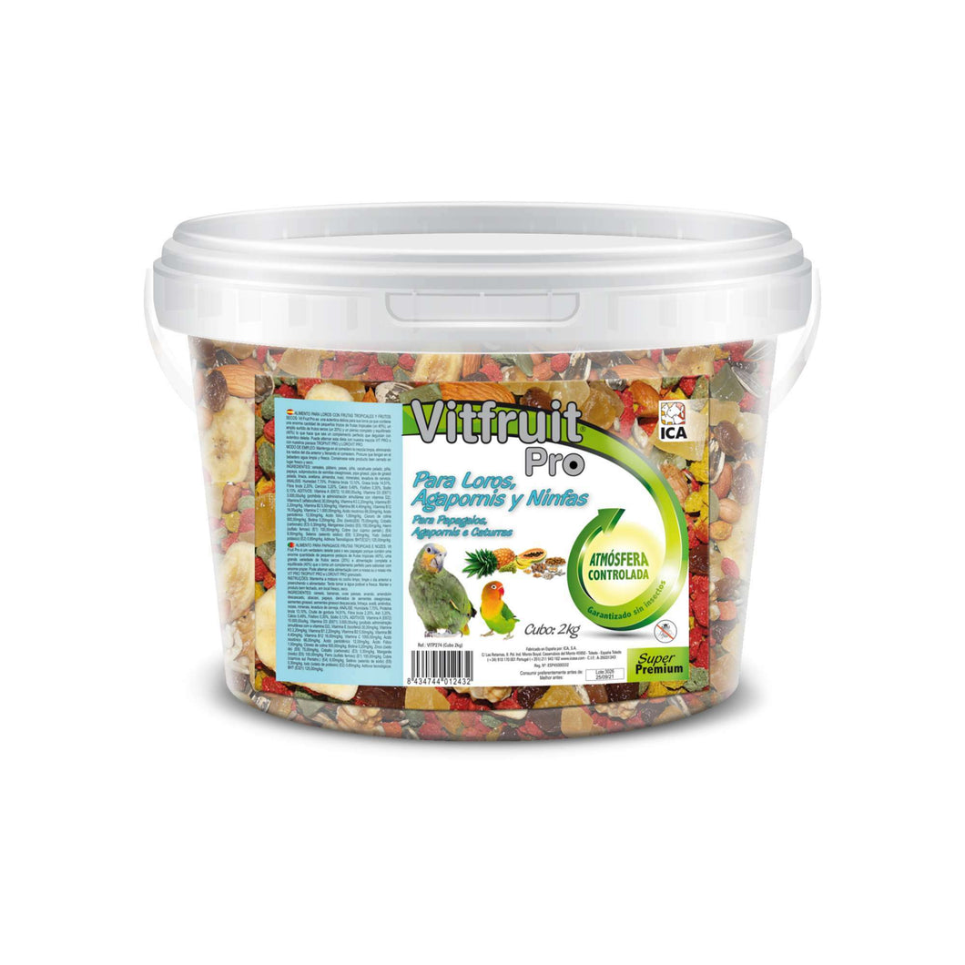 Alimento VitFruit Pro en cubo